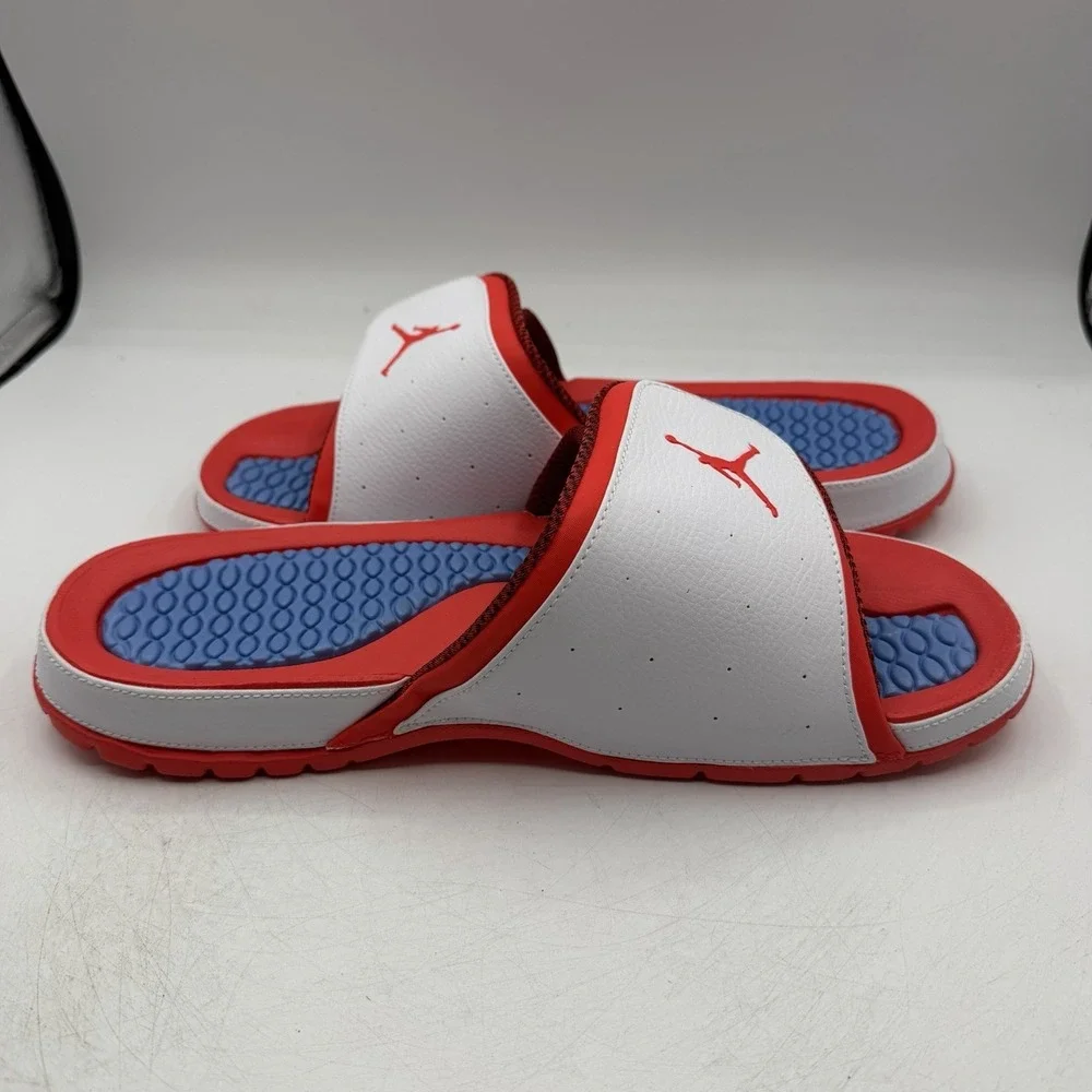 Air Jordan Hydro 2 Premiere Slide Mens Mens Sz 12 White/Crimson/Blue Sandals